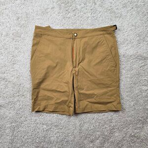 Ball and Buck Shorts Mens 30x8 Beige Khaki Strap Point Short Made in USA Cotton